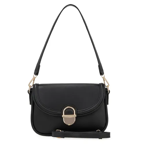 Cartera Limoni Casual Harper color negro | Platanitos