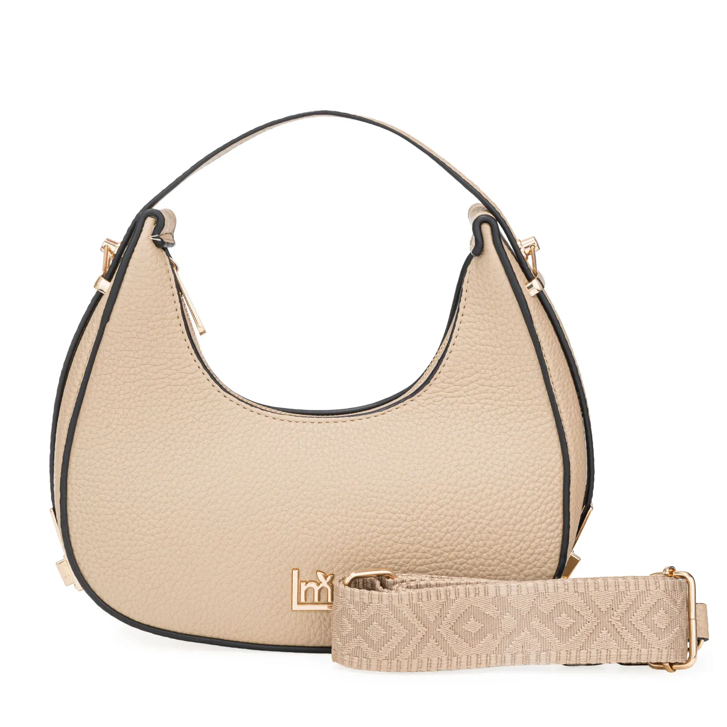 Cartera Limoni Casual Brooklyn color beige | Platanitos