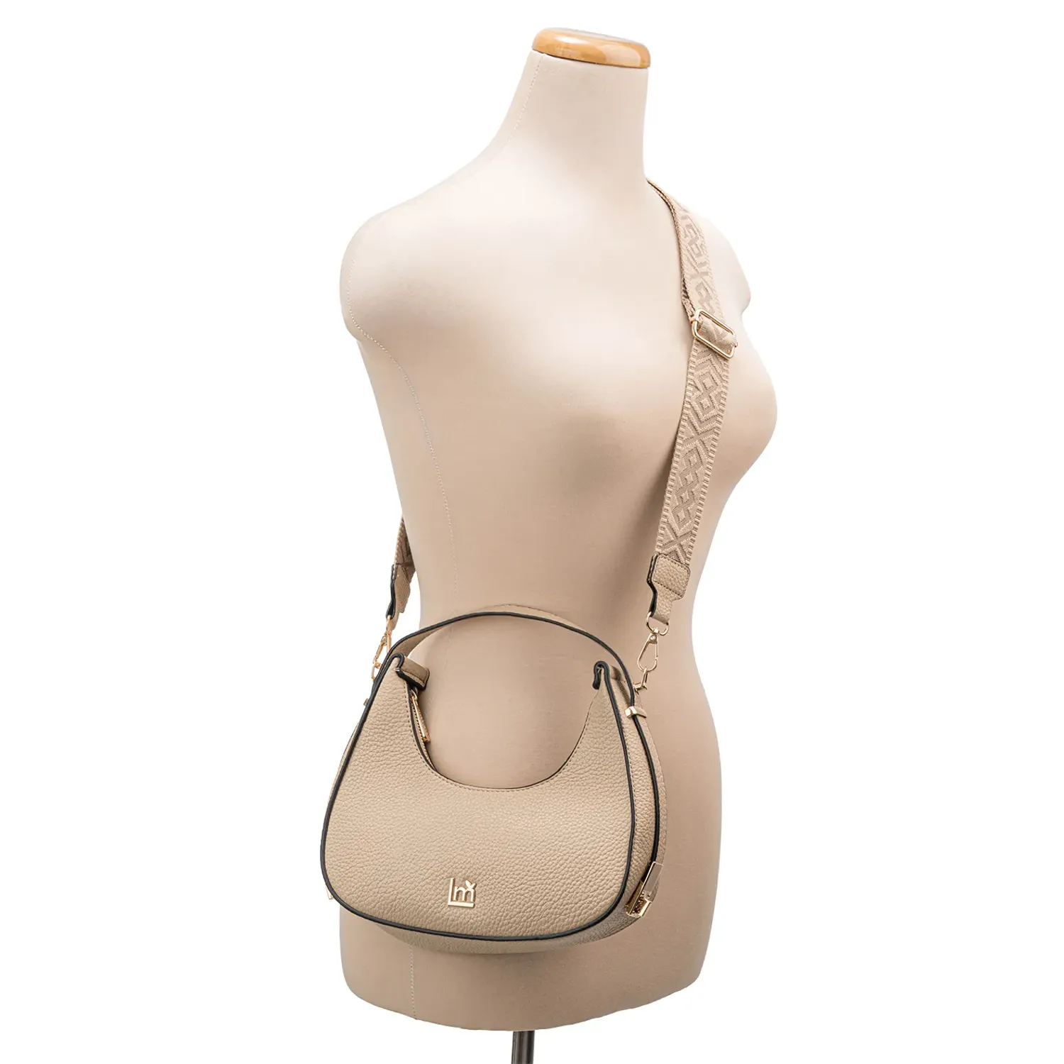 Cartera Limoni Casual Brooklyn color beige | Platanitos