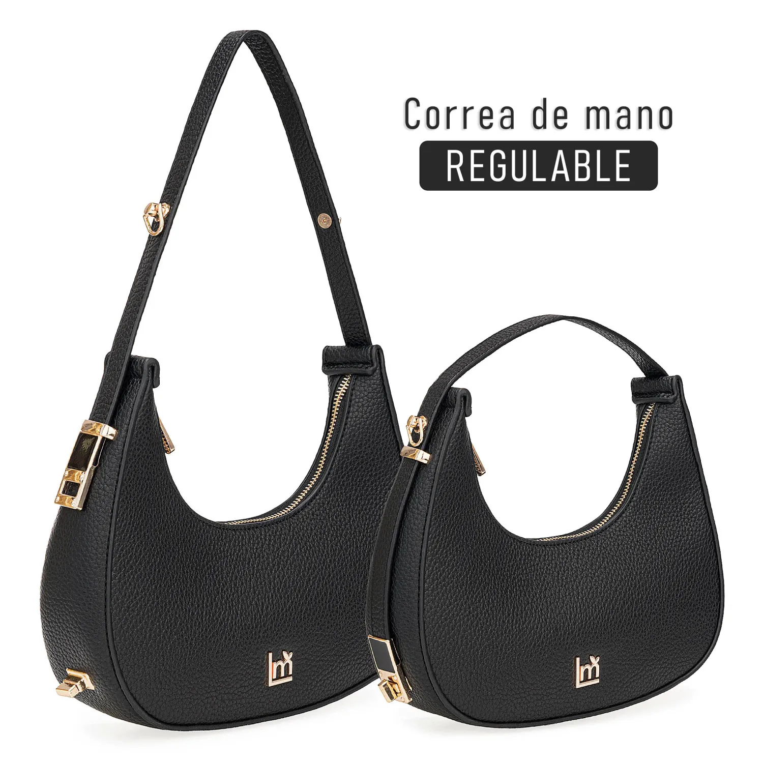 Cartera Limoni Casual Brooklyn color negro | Platanitos