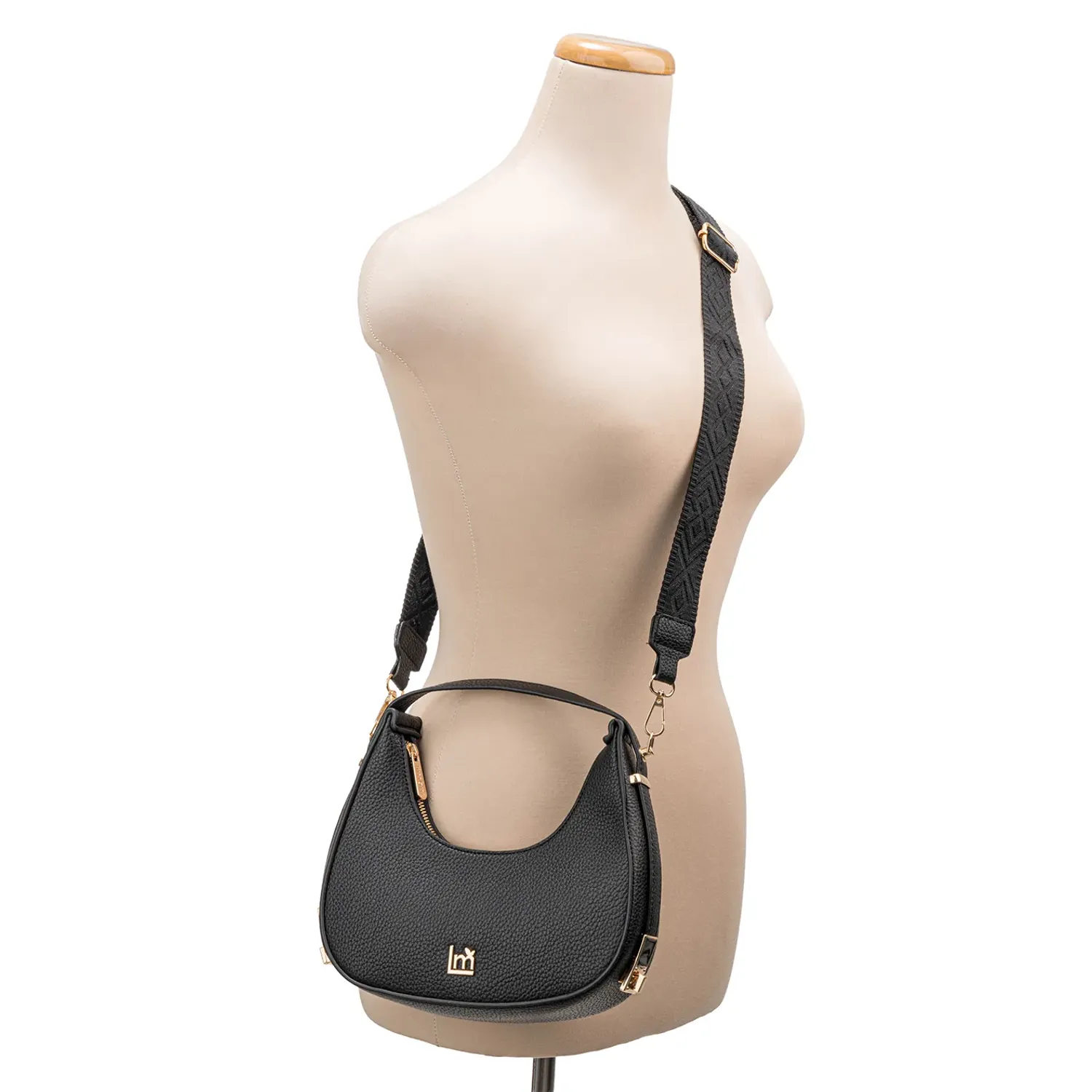 Cartera Limoni Casual Brooklyn color negro | Platanitos