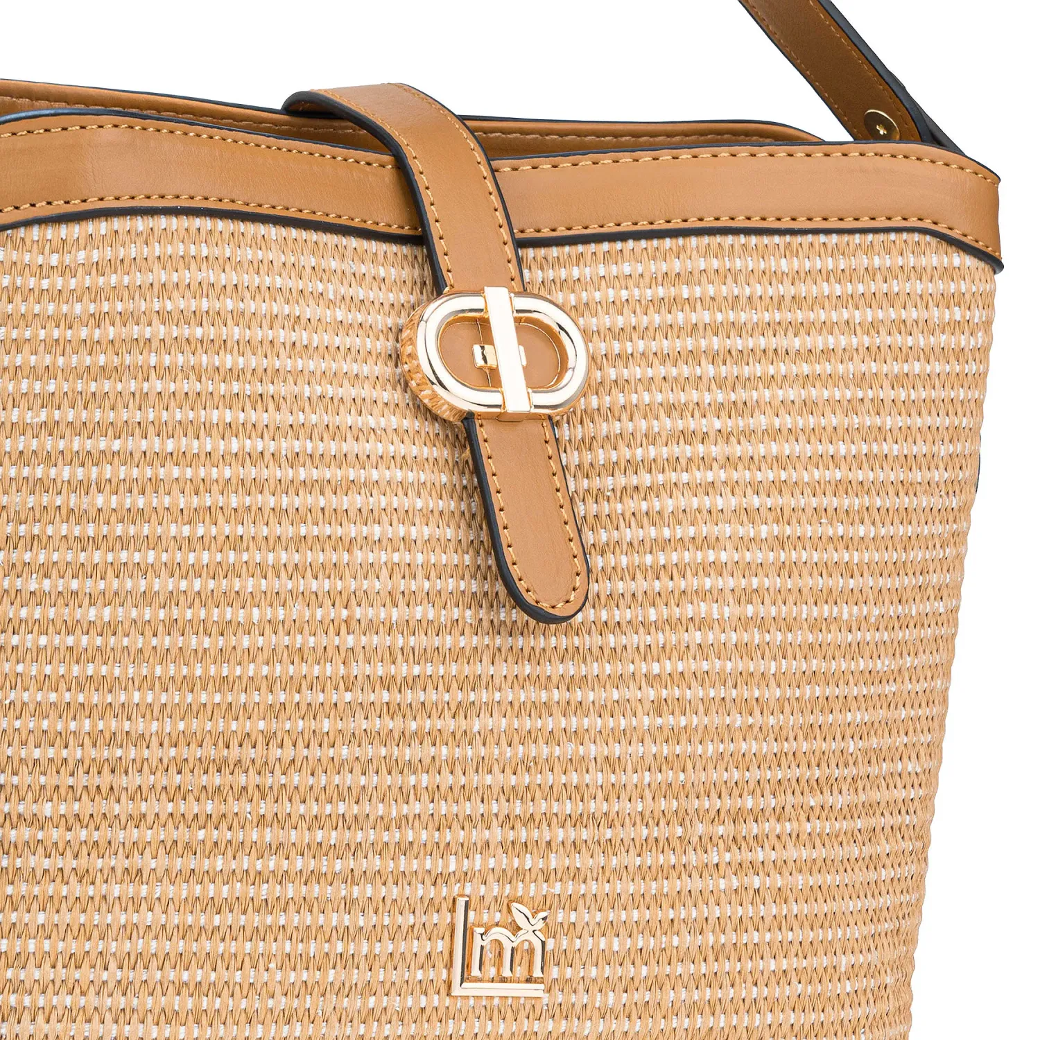 Cartera Limoni Casual Chicago color beige | Platanitos