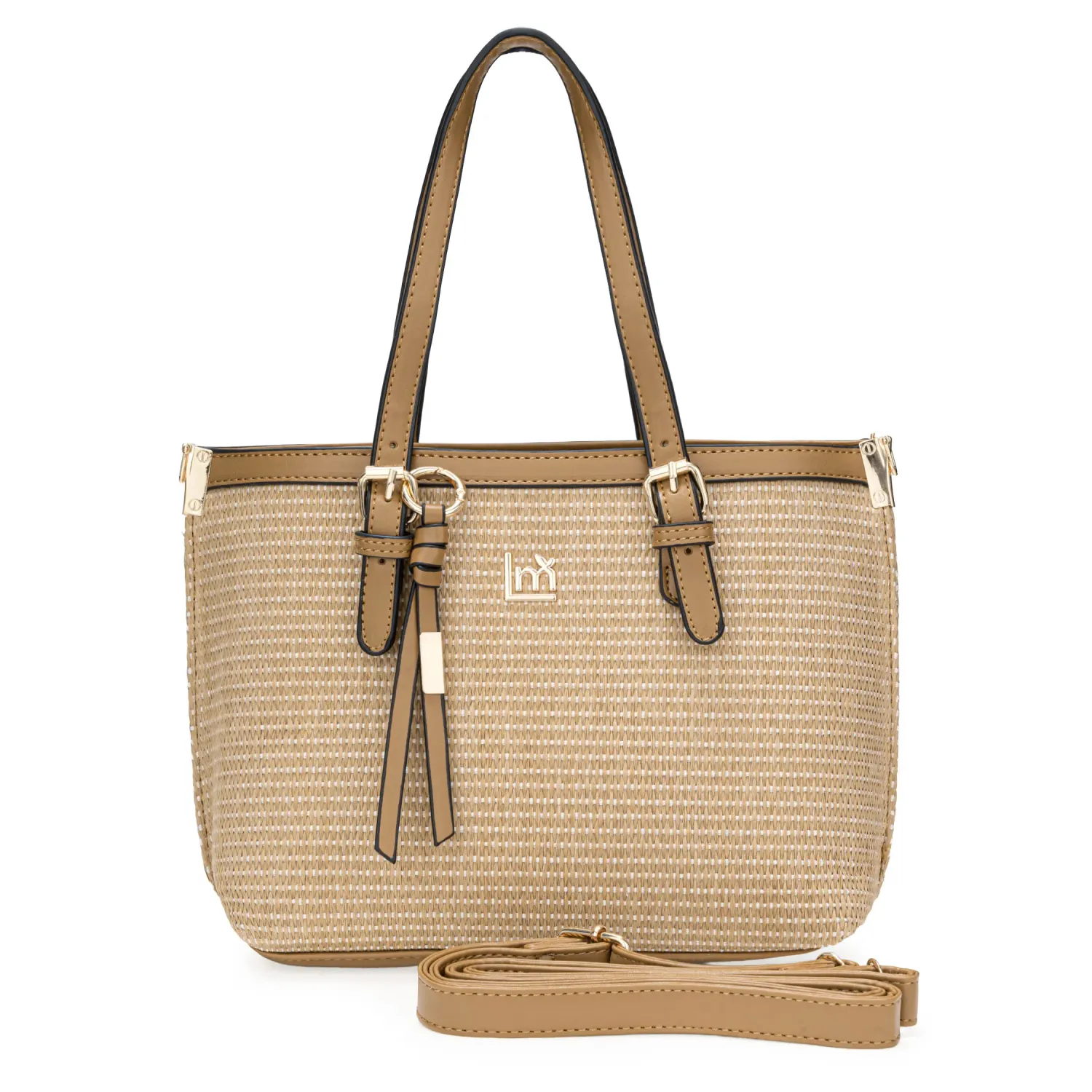 Cartera Limoni Casual Chloe color beige | Platanitos