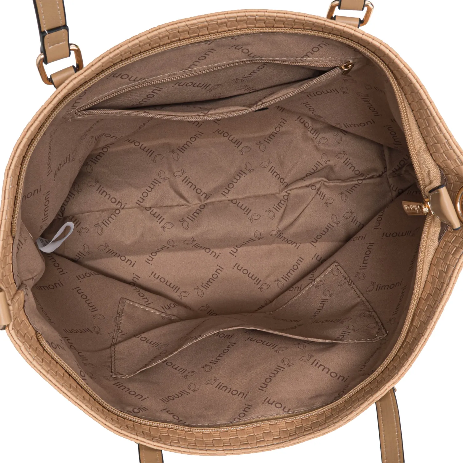 Cartera Limoni Casual Hazel color beige | Platanitos