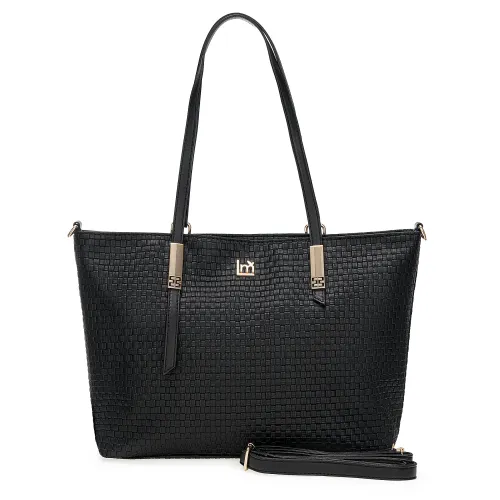 Cartera Limoni Casual Hazel color negro | Platanitos