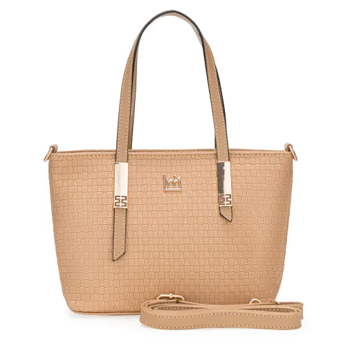 Cartera Limoni Casual Hazel-1 color beige | Platanitos