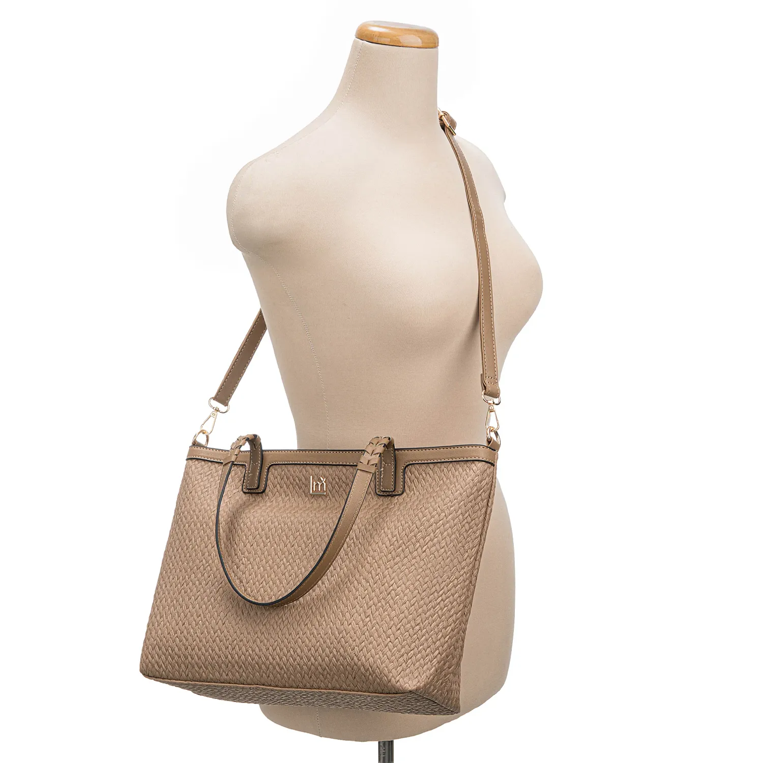 Cartera Limoni Casual Clavelli color topo | Platanitos