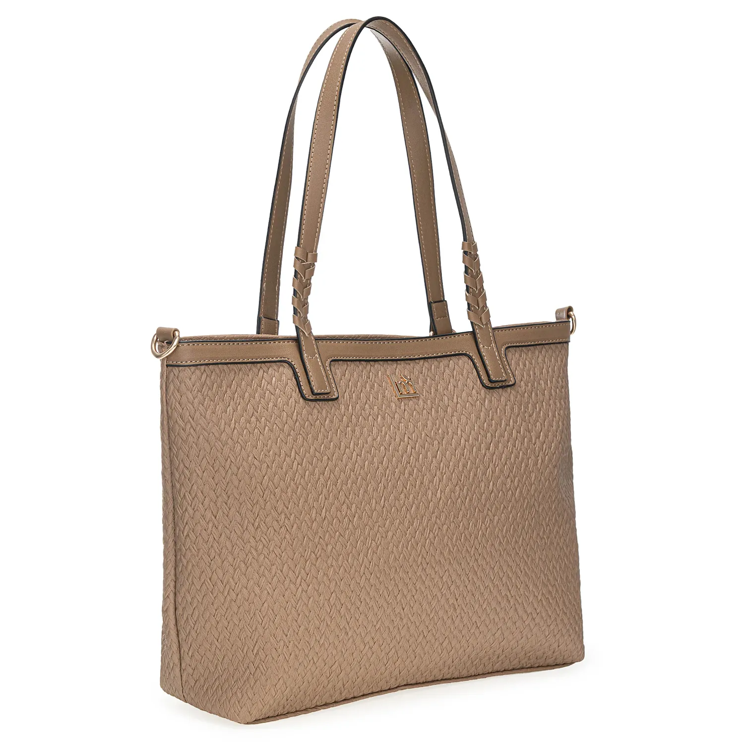 Cartera Limoni Casual Clavelli color topo | Platanitos