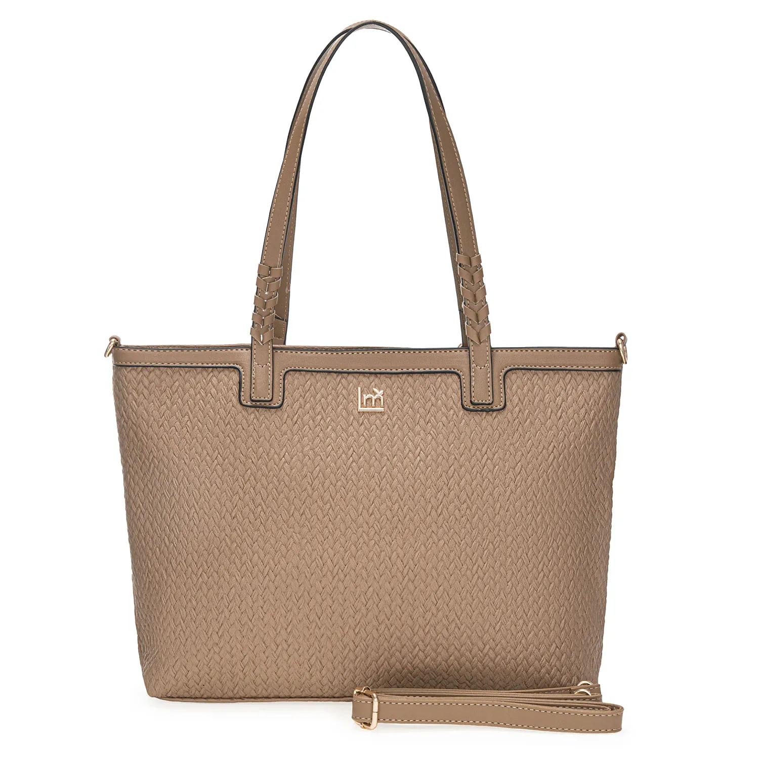 Cartera Limoni Casual Clavelli color topo | Platanitos