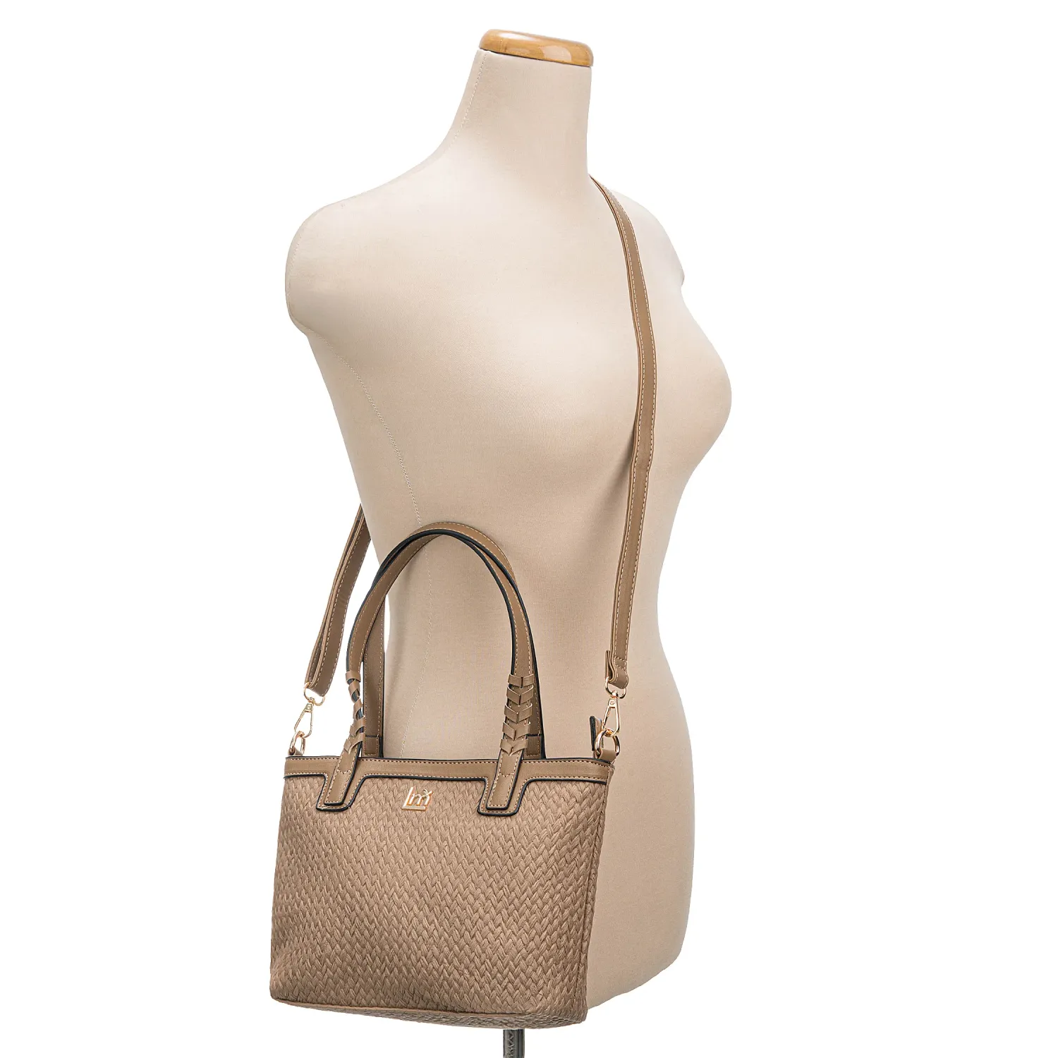 Cartera Limoni Casual Clavelli-1 color topo | Platanitos