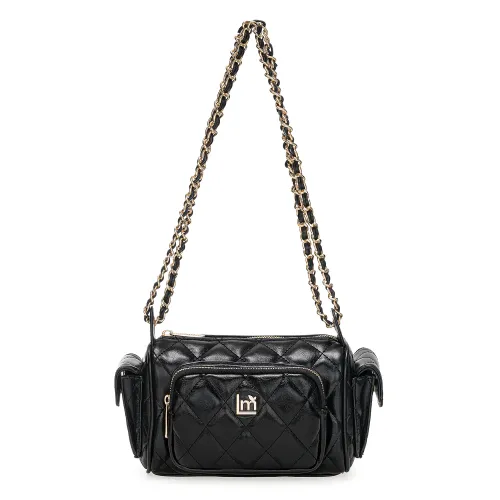 Cartera Limoni Casual Serene color negro | Platanitos