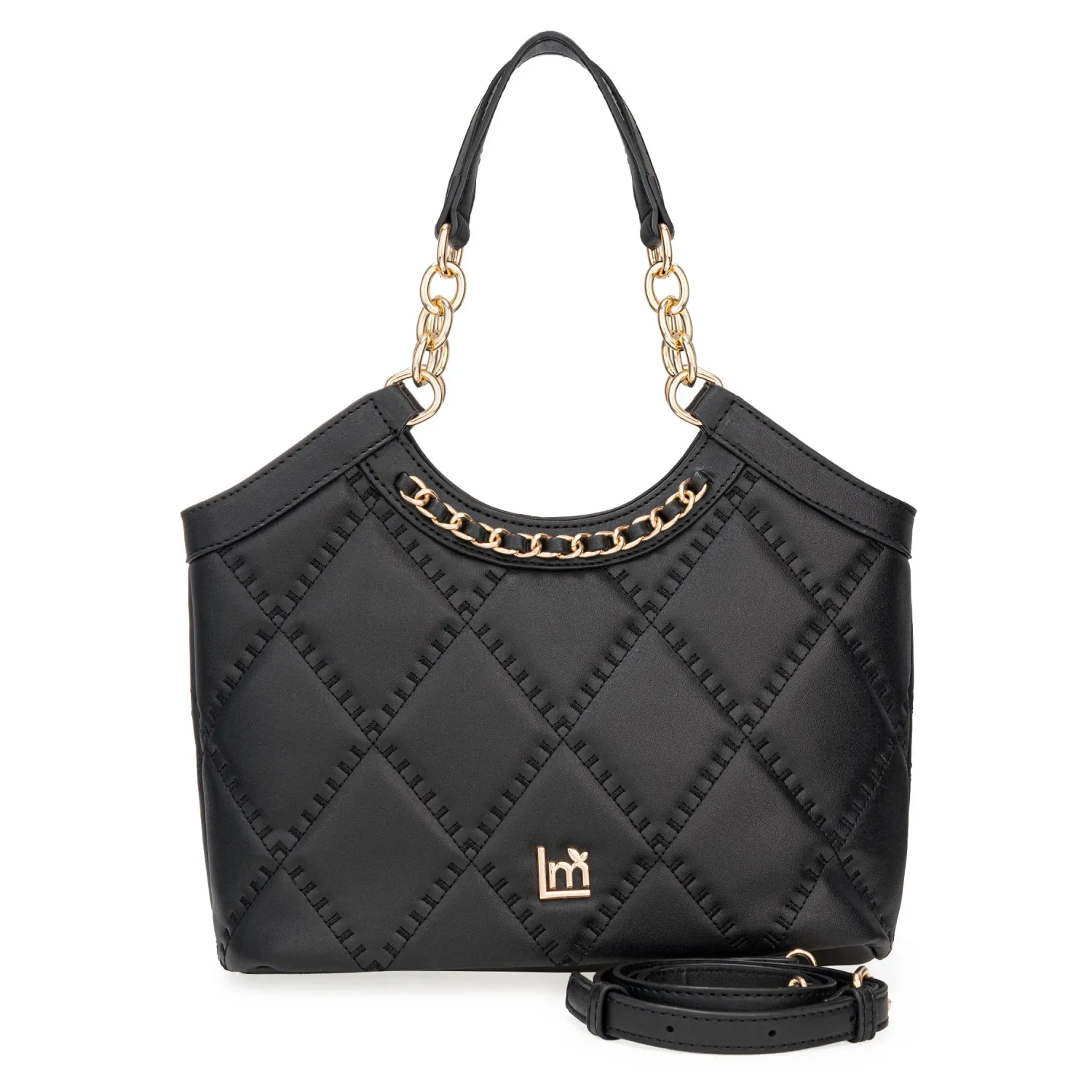 Cartera Limoni Casual Angeline color negro | Platanitos