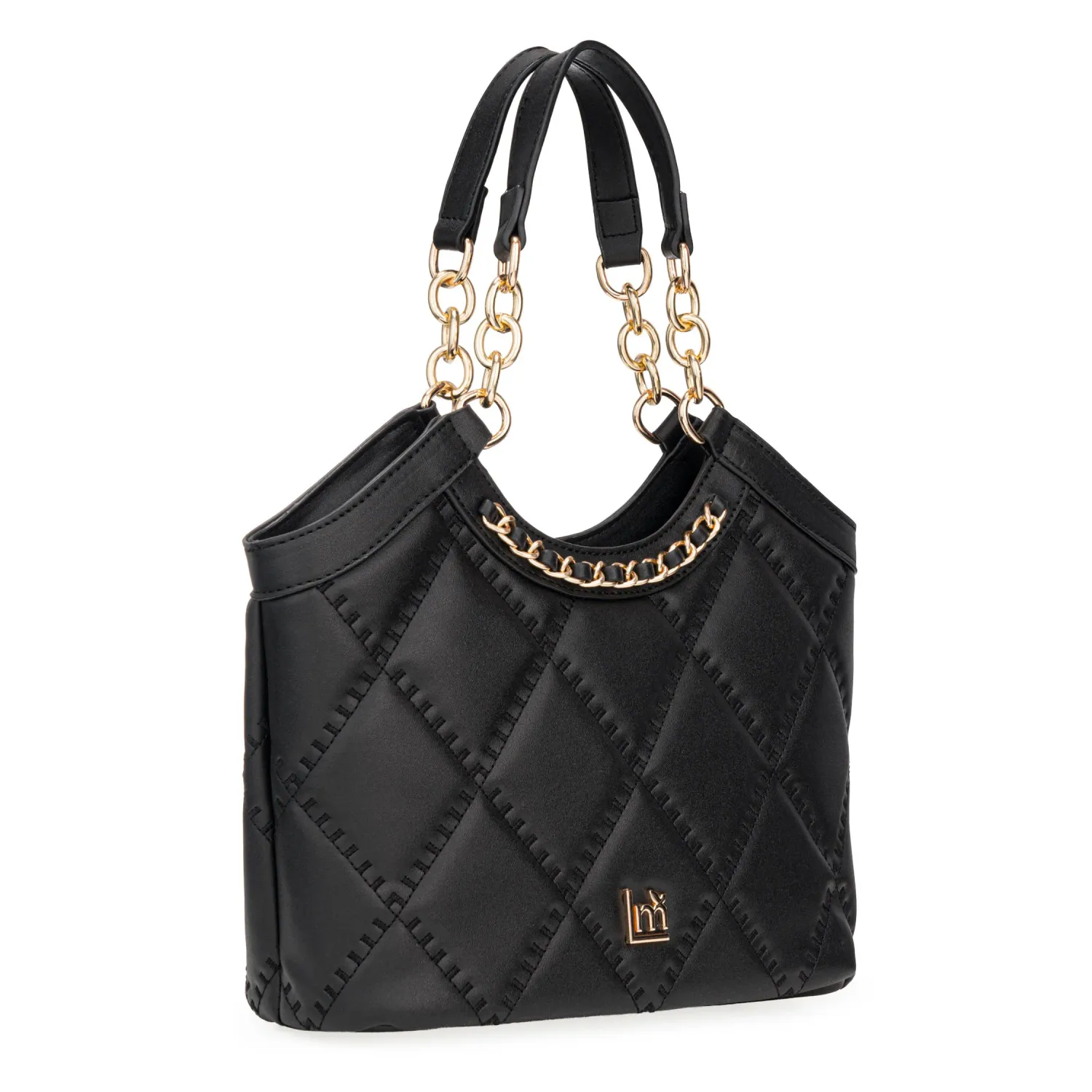 Cartera Limoni Casual Angeline color negro | Platanitos