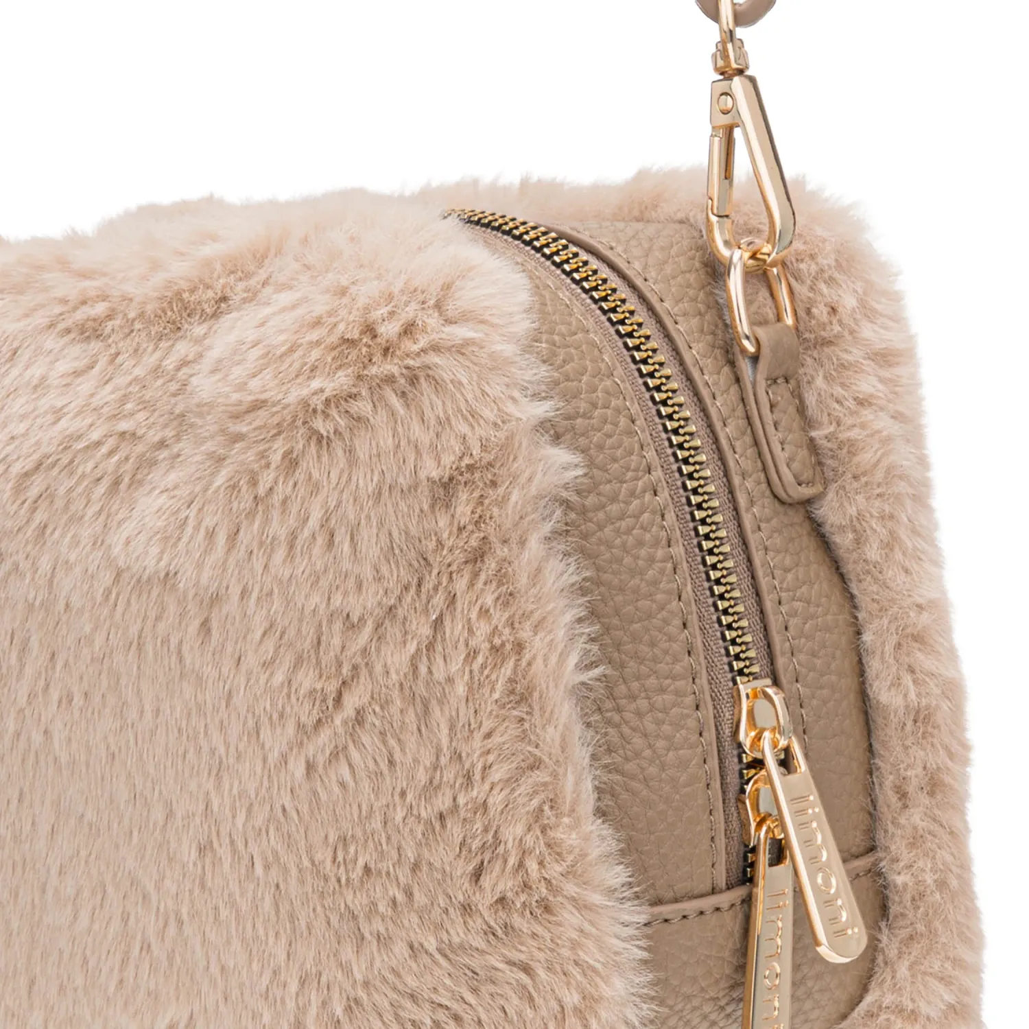 Cartera Limoni Casual Fiorella color camel | Platanitos