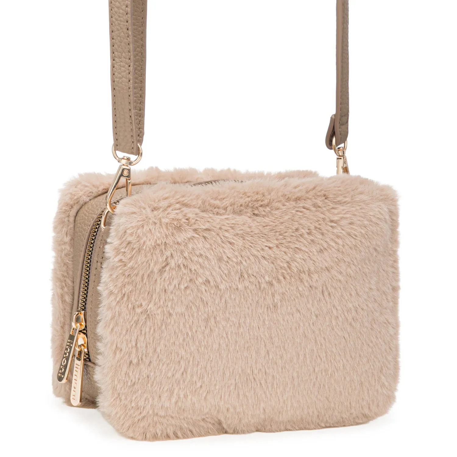 Cartera Limoni Casual Fiorella color camel | Platanitos