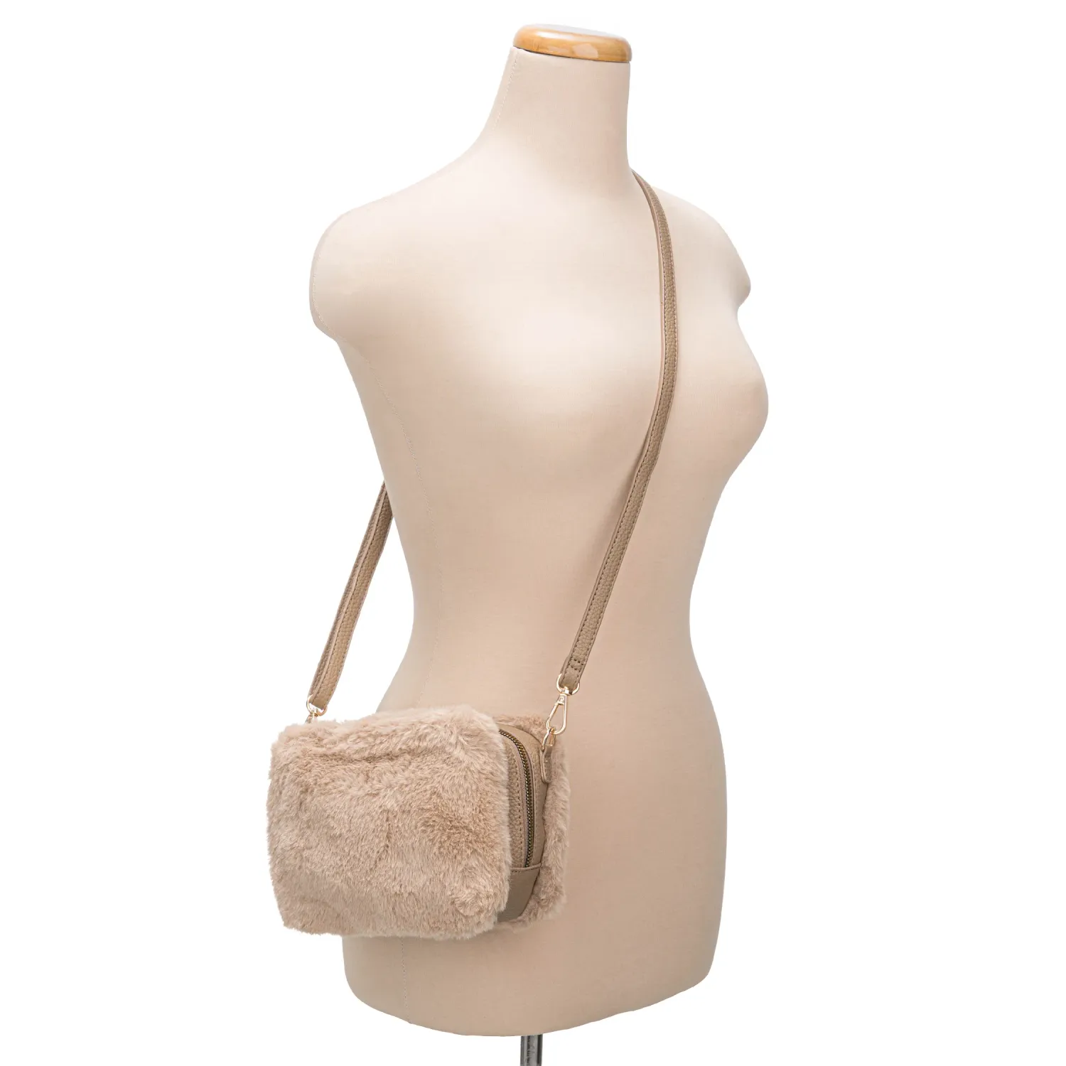 Cartera Limoni Casual Fiorella color camel | Platanitos