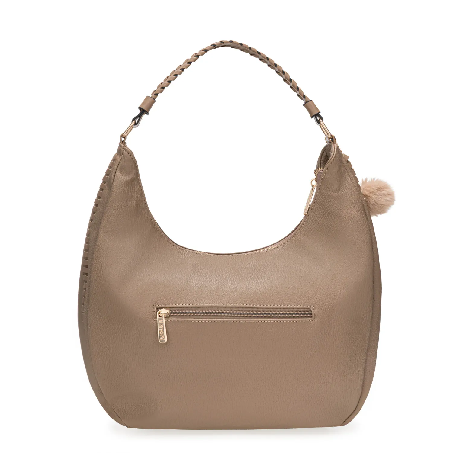 Cartera Limoni Casual Fiore color topo | Platanitos