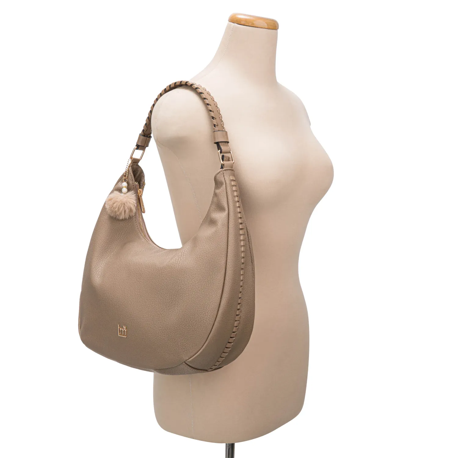 Cartera Limoni Casual Fiore color topo | Platanitos