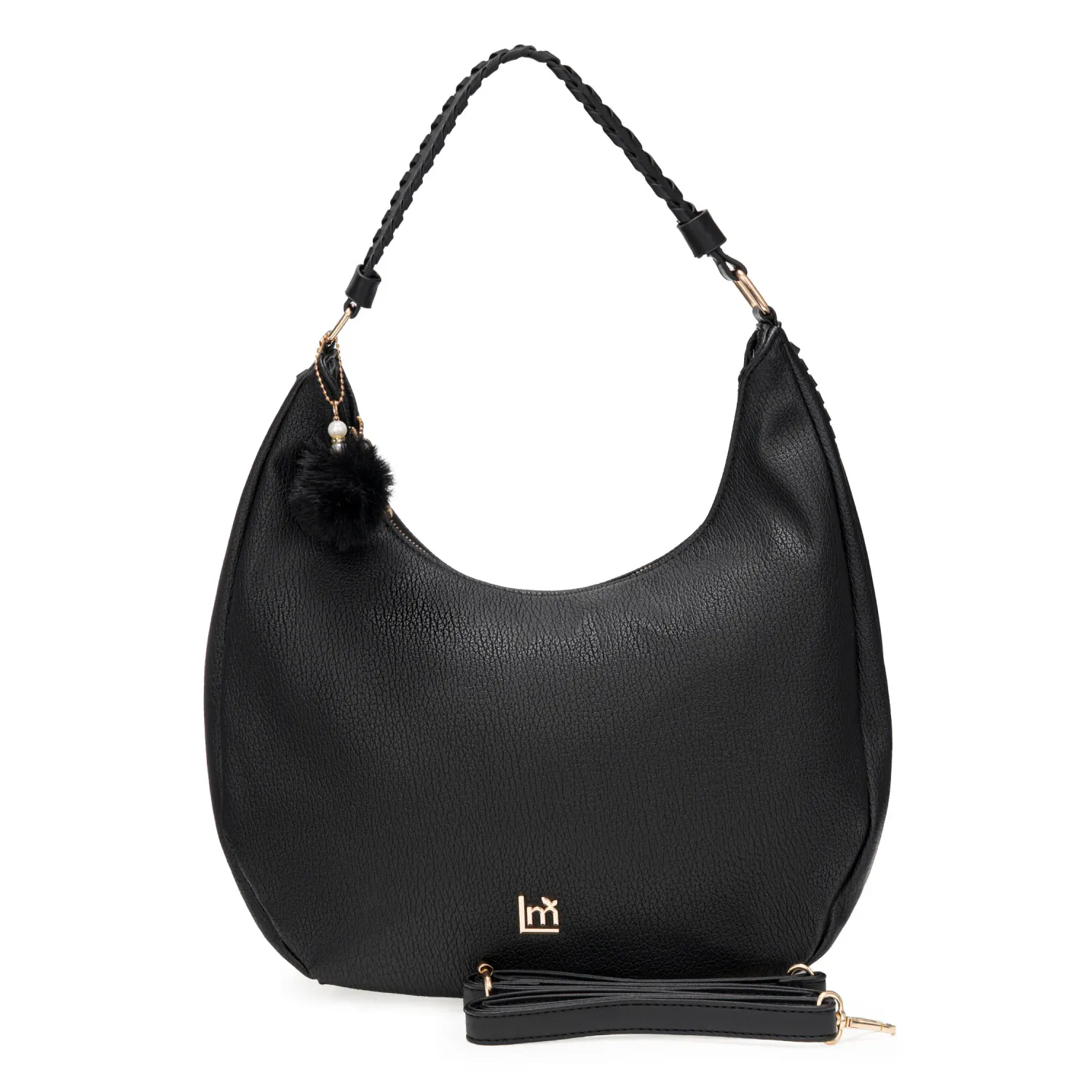 Cartera Limoni Casual Fiore color negro | Platanitos