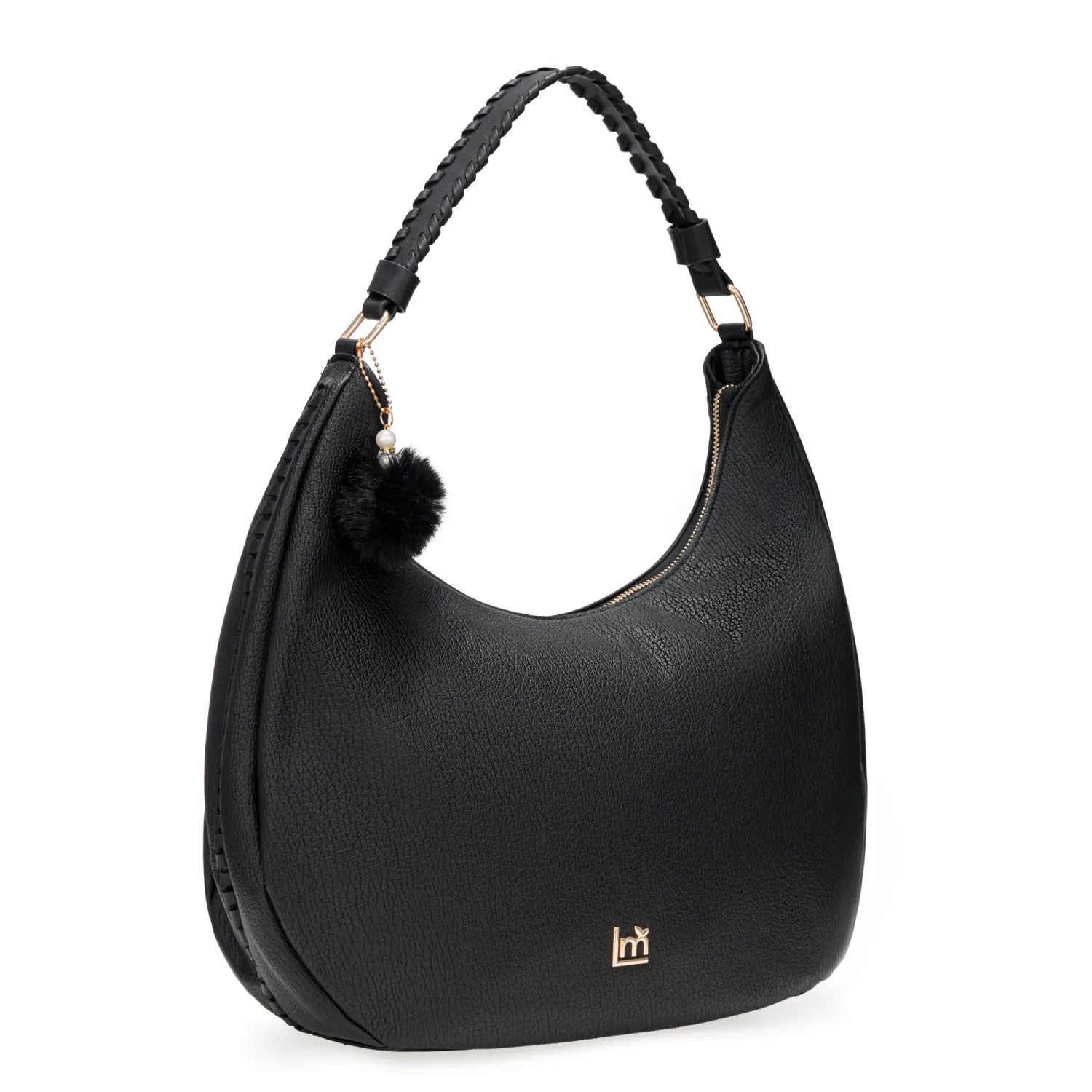 Cartera Limoni Casual Fiore color negro | Platanitos