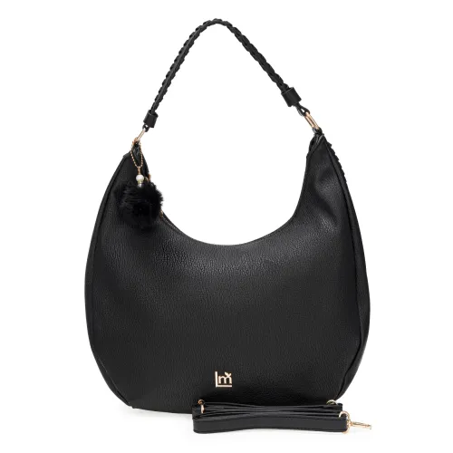 Cartera Limoni Casual Fiore color negro | Platanitos