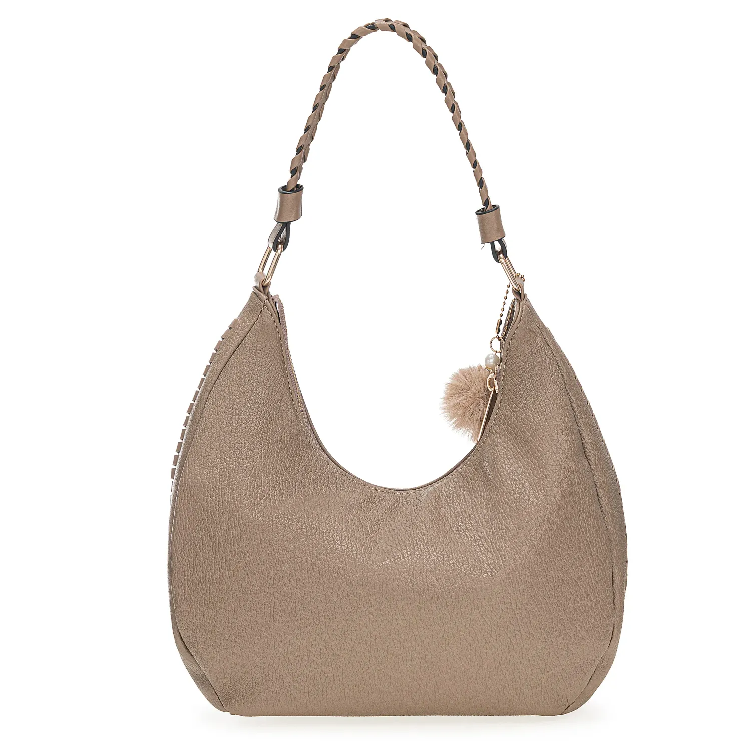 Cartera Limoni Casual Fiore-1 color topo | Platanitos