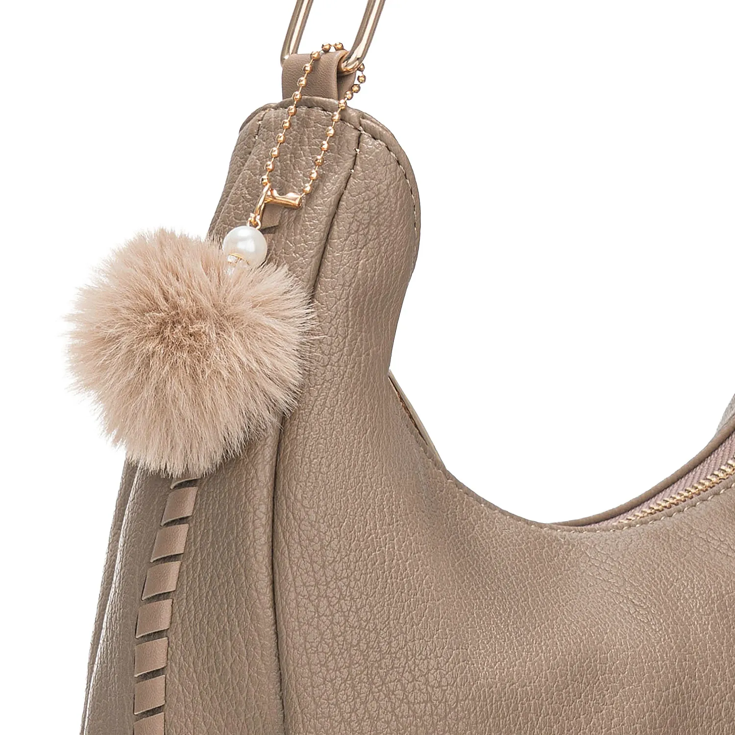 Cartera Limoni Casual Fiore-1 color topo | Platanitos