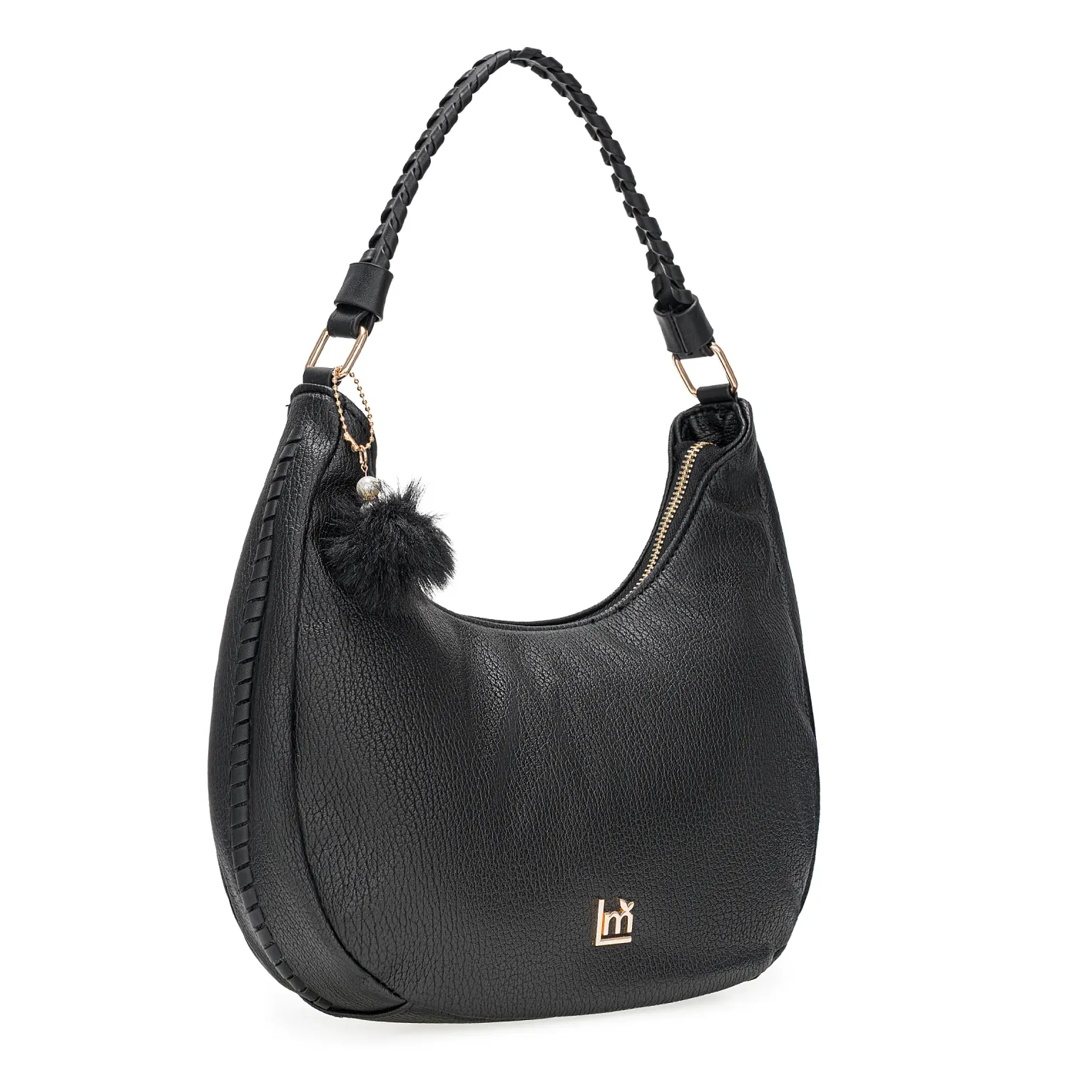 Cartera Limoni Casual Fiore-1 color negro | Platanitos