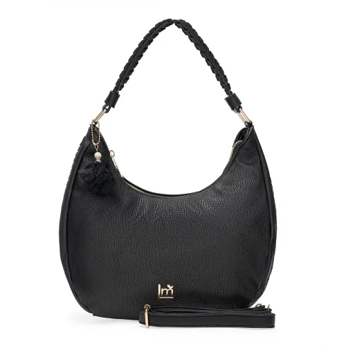 Cartera Limoni Casual Fiore-1 color negro | Platanitos