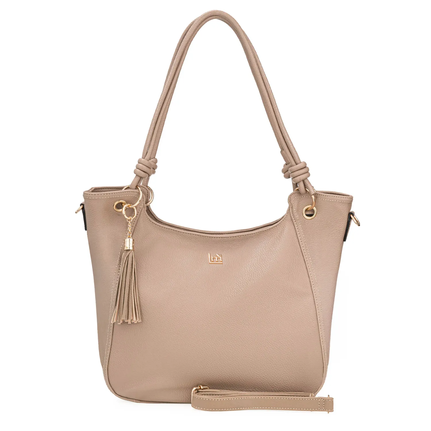 Cartera Limoni Casual Idilia color topo | Platanitos