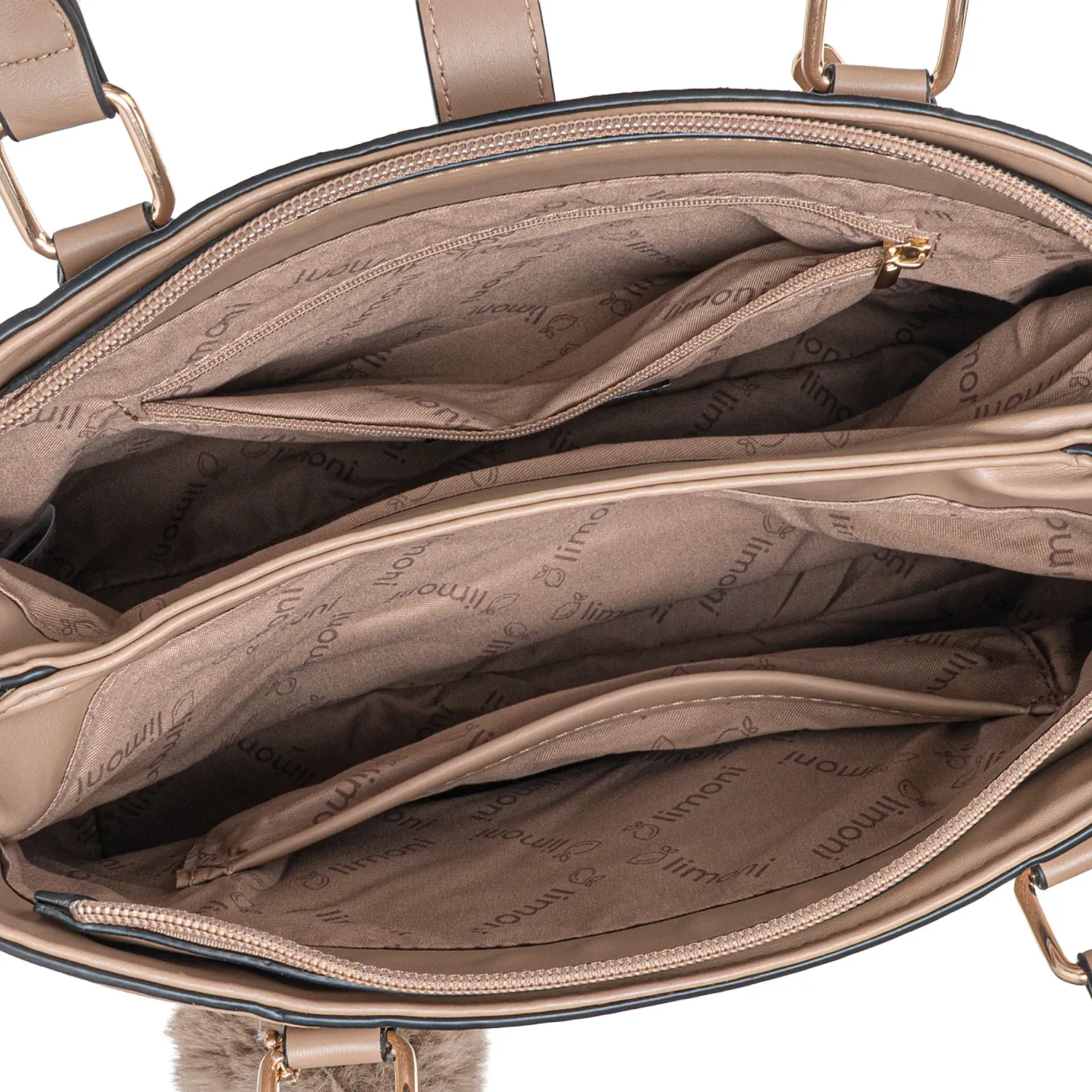 Cartera Limoni Casual Gory color beige | Platanitos