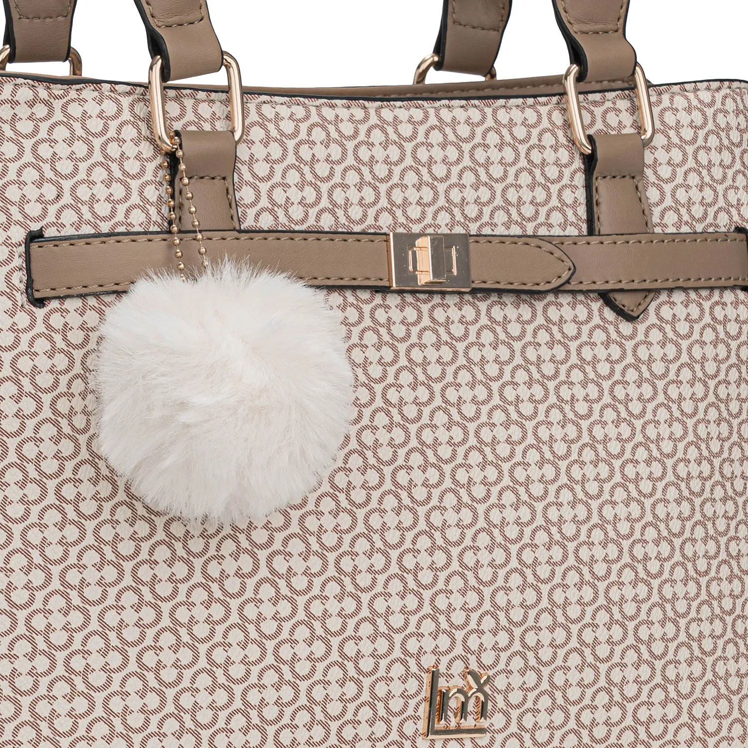 Cartera Limoni Casual Noty color off white | Platanitos