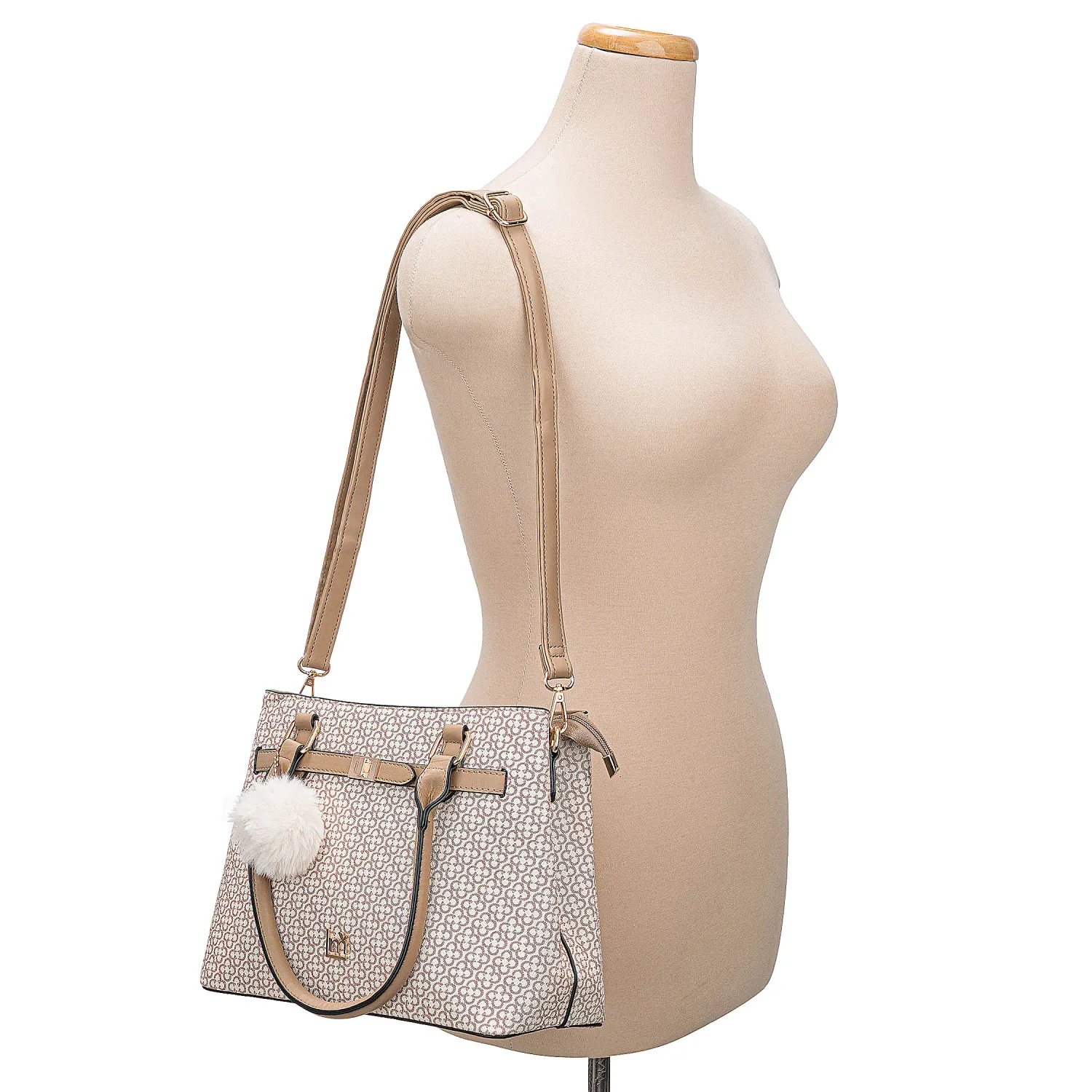 Cartera Limoni Casual Noty color off white | Platanitos