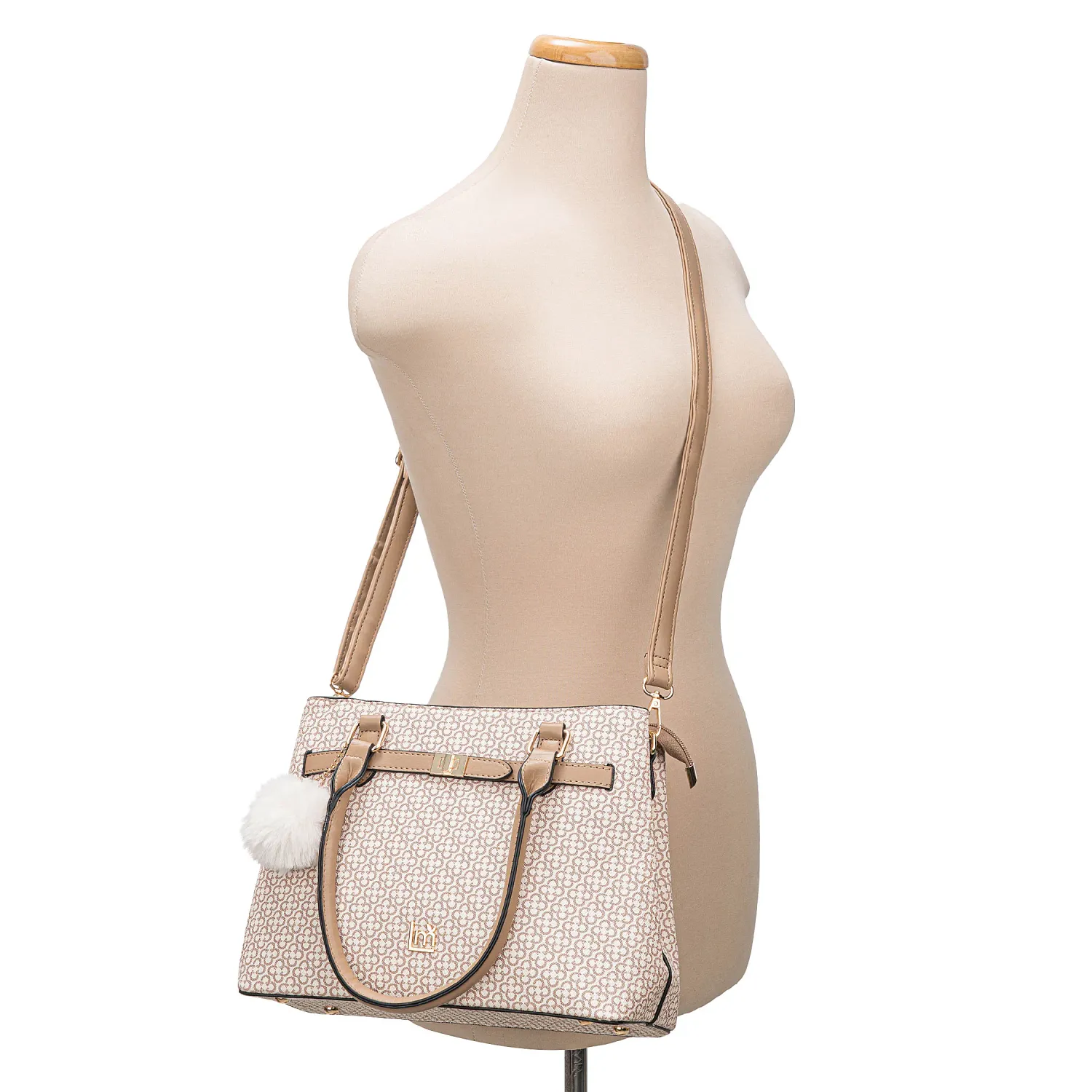 Cartera Limoni Casual Noty color off white | Platanitos