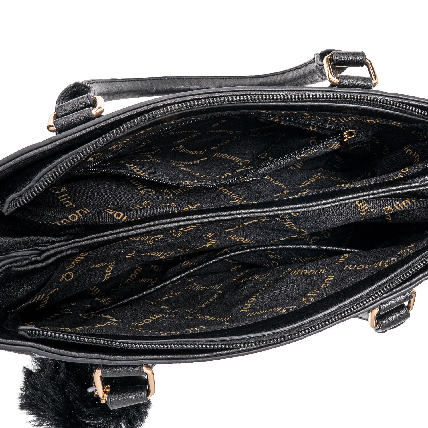 Cartera Limoni Casual Veli color negro | Platanitos