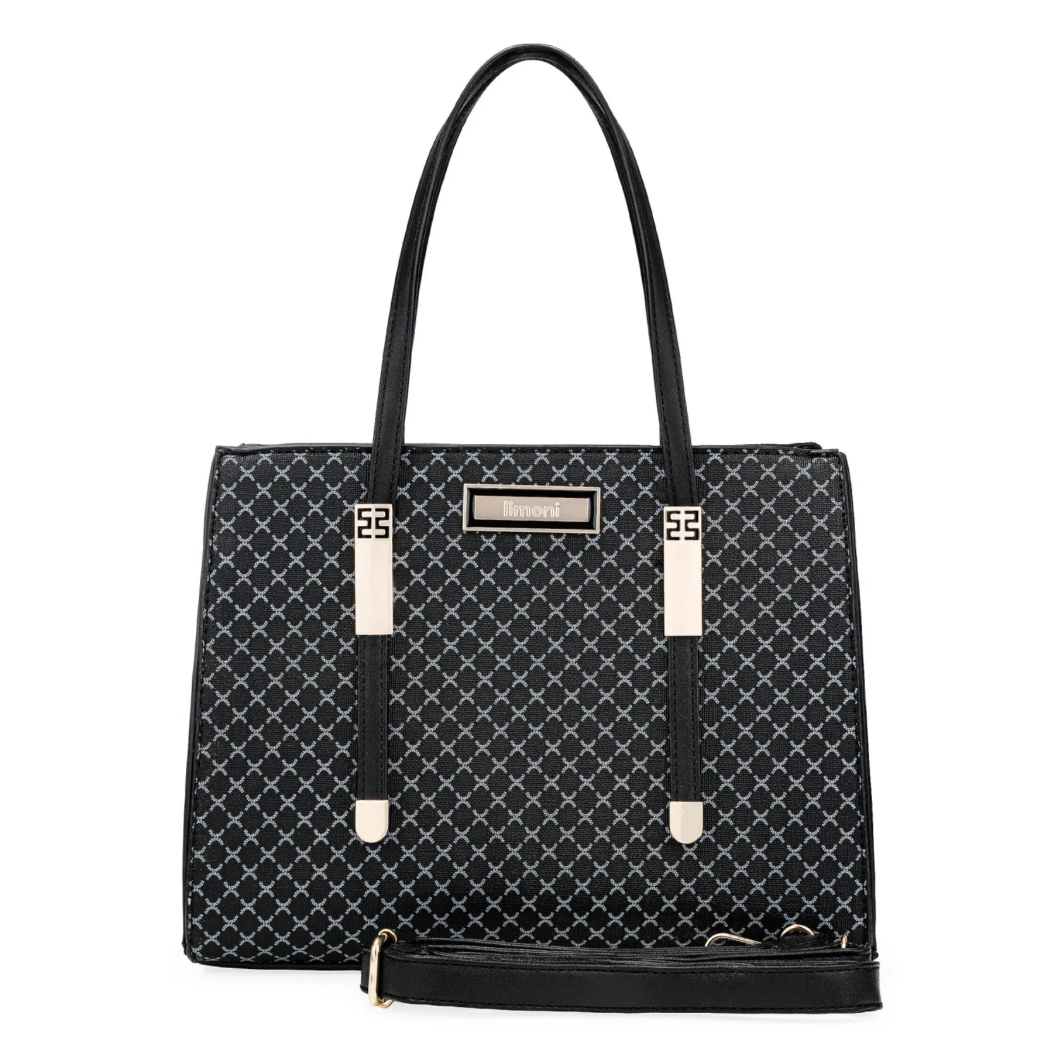 Cartera Limoni Casual Tara color negro | Platanitos