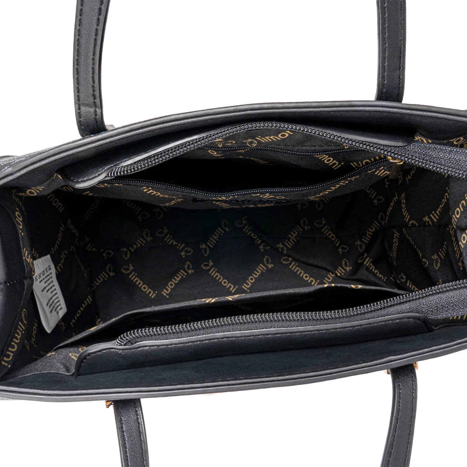 Cartera Limoni Casual Tara color negro | Platanitos