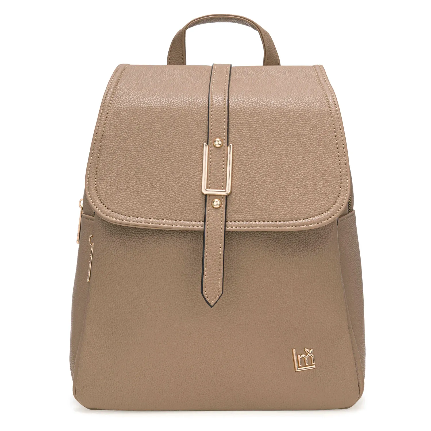 Mochila Limoni Dama Lily color beige oscuro | Platanitos