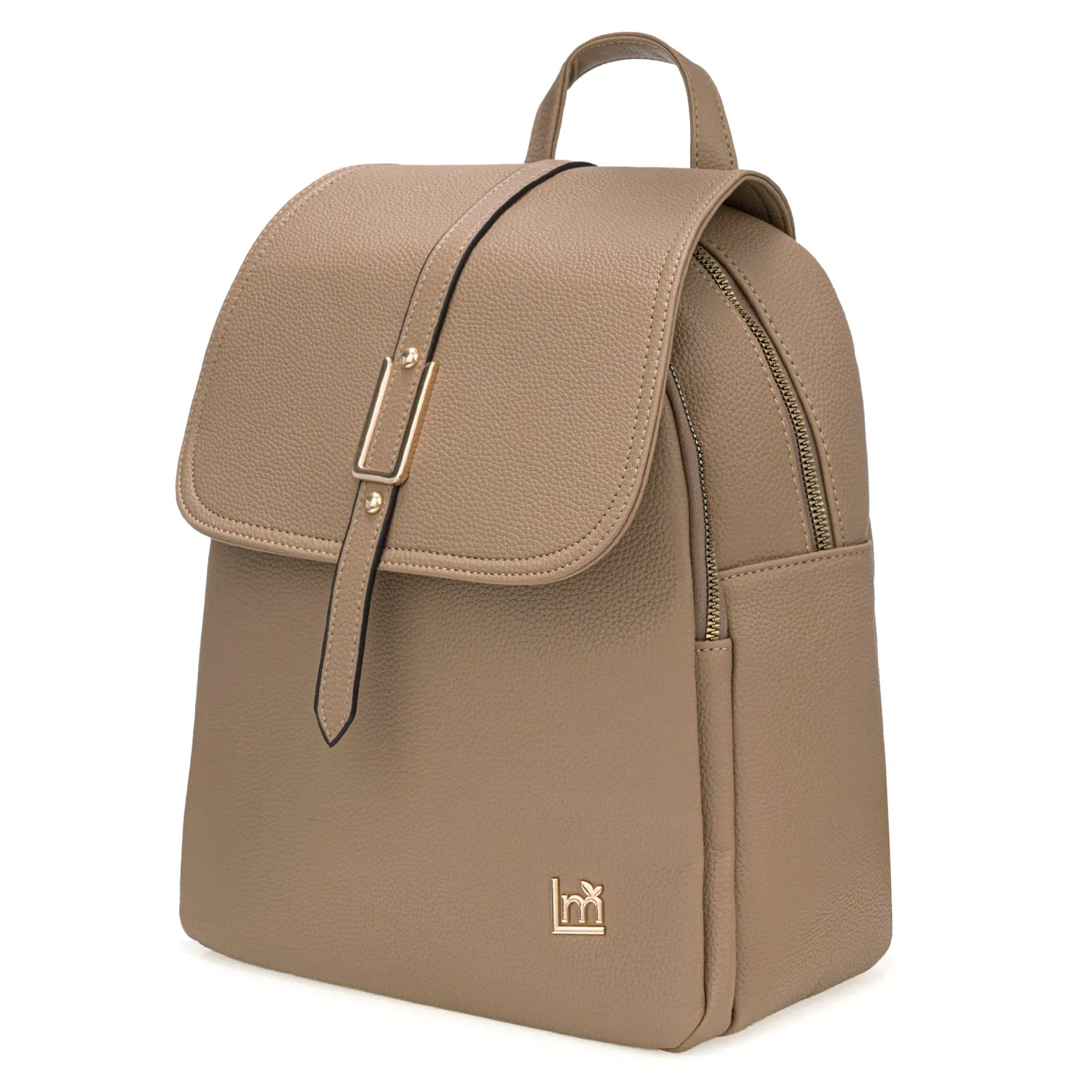 Mochila Limoni Dama Lily color beige oscuro | Platanitos