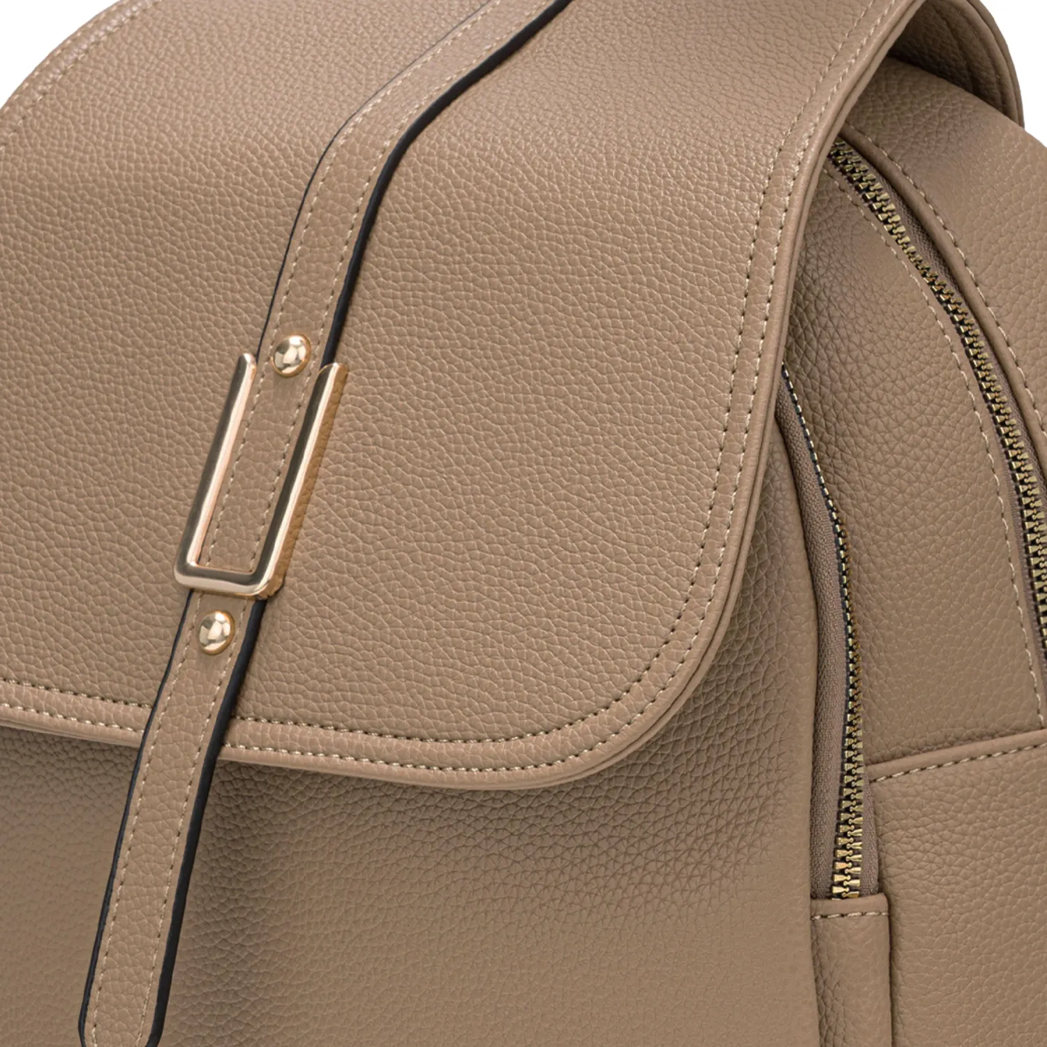 Mochila Limoni Dama Lily color beige oscuro | Platanitos