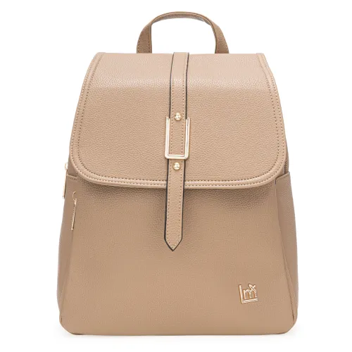 Mochila Limoni Dama Lily color beige | Platanitos