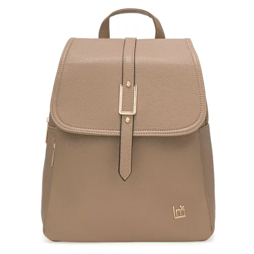 Mochila Limoni Dama Lily color beige | Platanitos