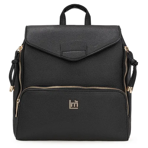 Mochila Limoni Dama Riley color negro | Platanitos