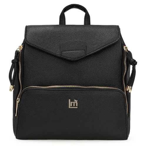 Mochila Limoni Dama Riley color negro | Platanitos