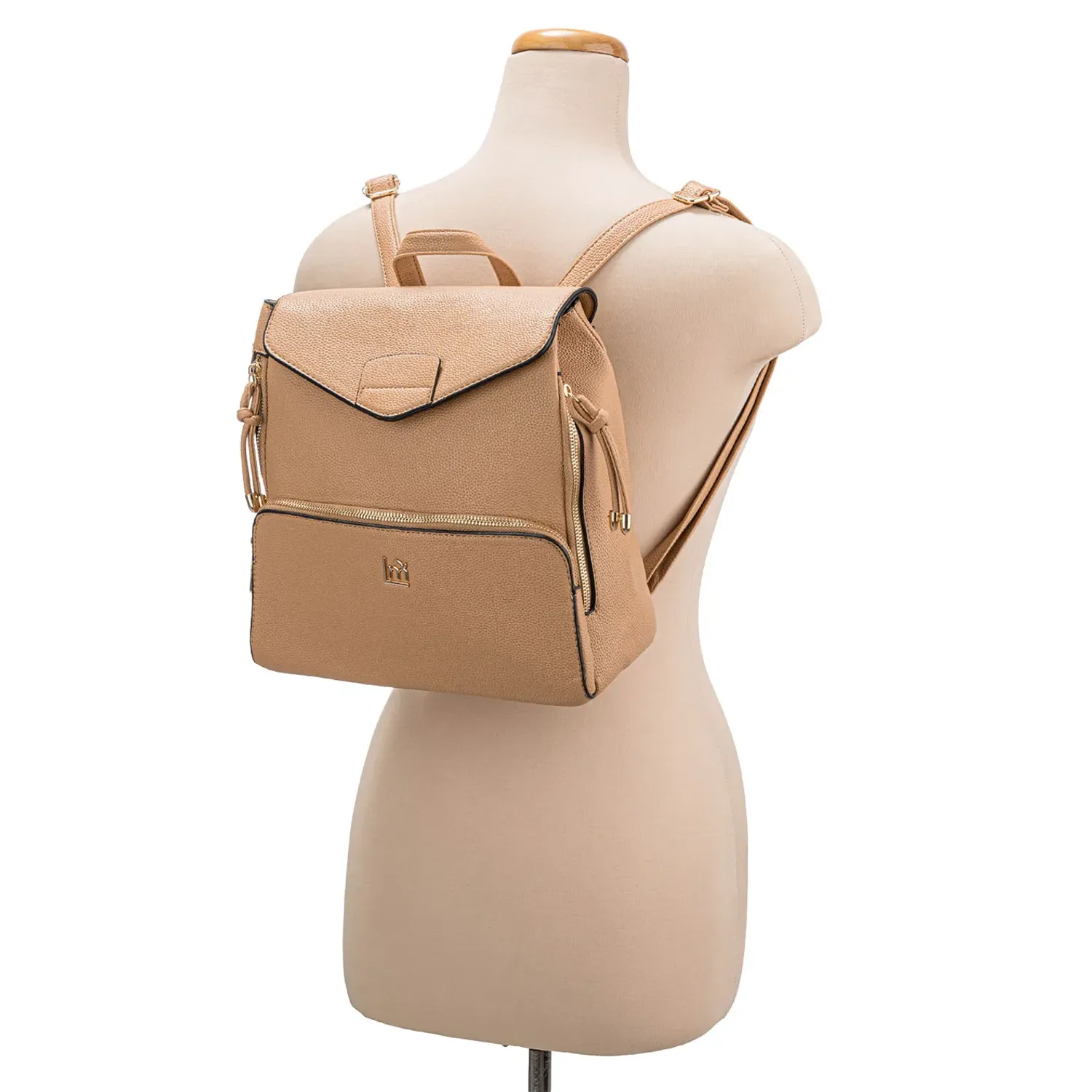 LIMONI Mochila Limoni Dama Riley color beige | Platanitos