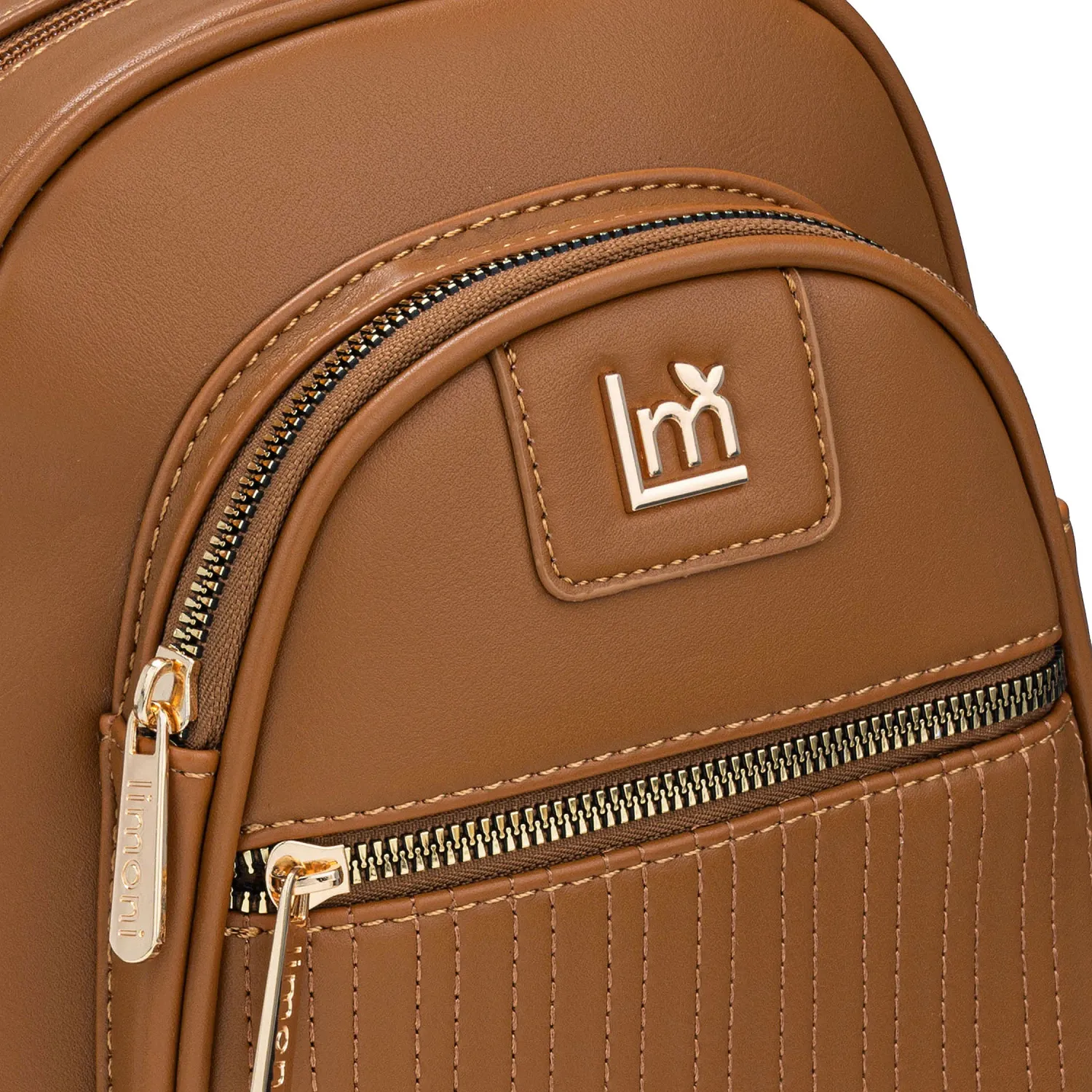 LIMONI Mochila Limoni Dama Nava color tan | Platanitos