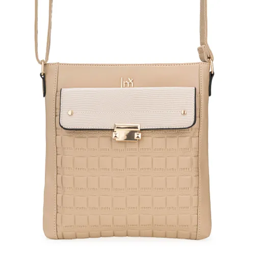 Mochila Limoni Dama Amapola color beige | Platanitos