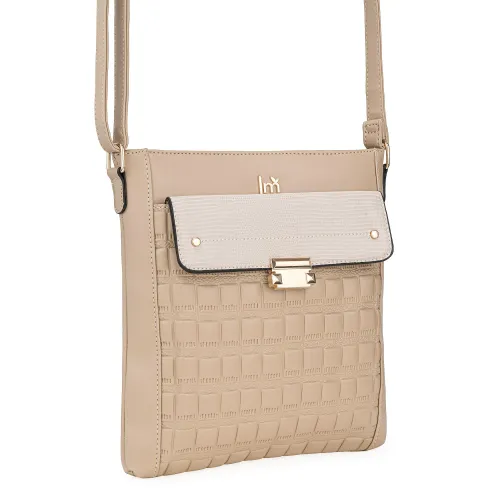 Morral Limoni Dama Amapola color beige | Platanitos