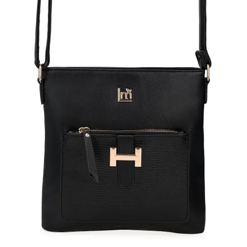 Morral Limoni Dama Hanny color negro | Platanitos