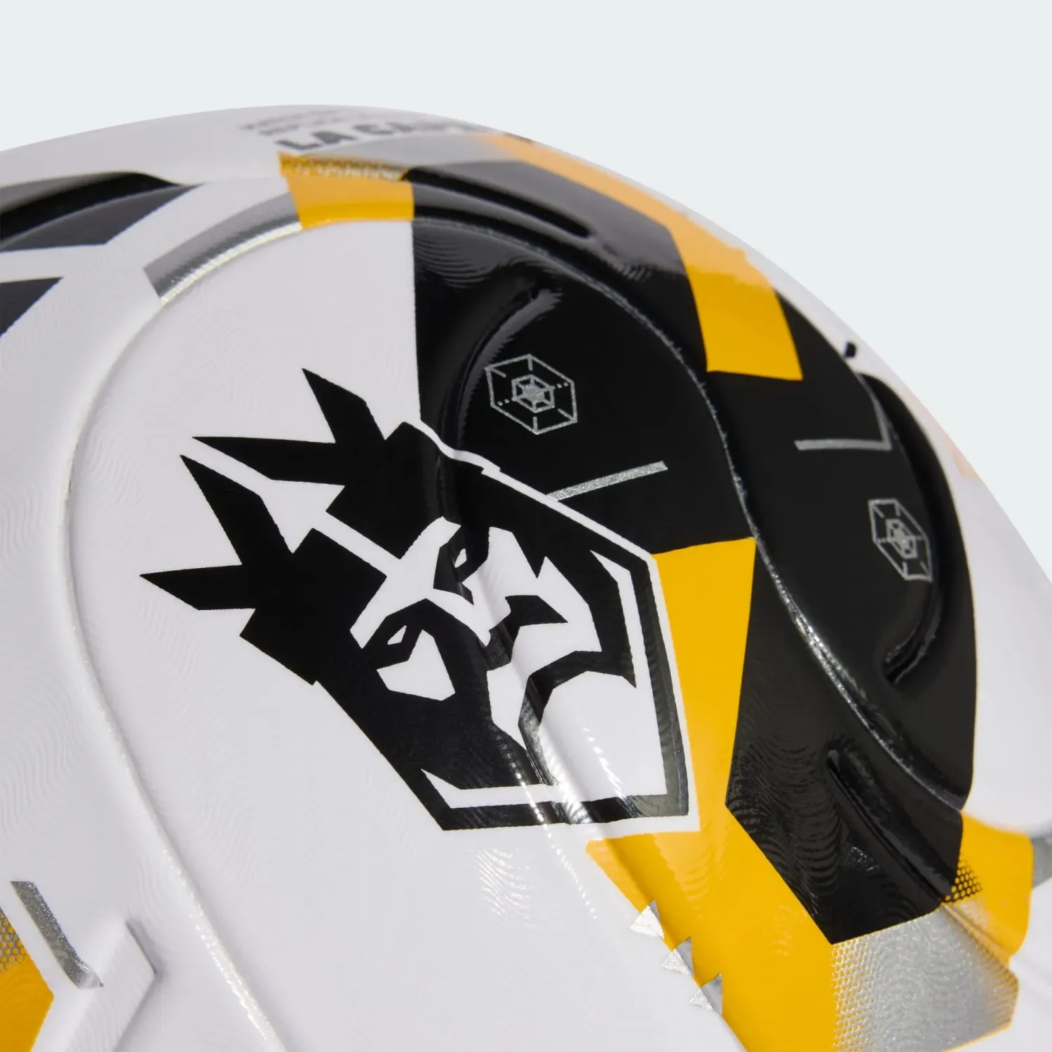 Pelota Adidas Futbol Unisex Kngs League Lge color blanco / amarillo | Platanitos